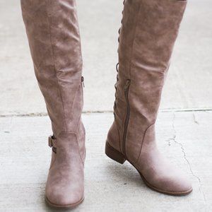 Lace Em Up tall boots